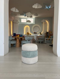 Atelier Del Sofa Miniboum - Azul y Blanco